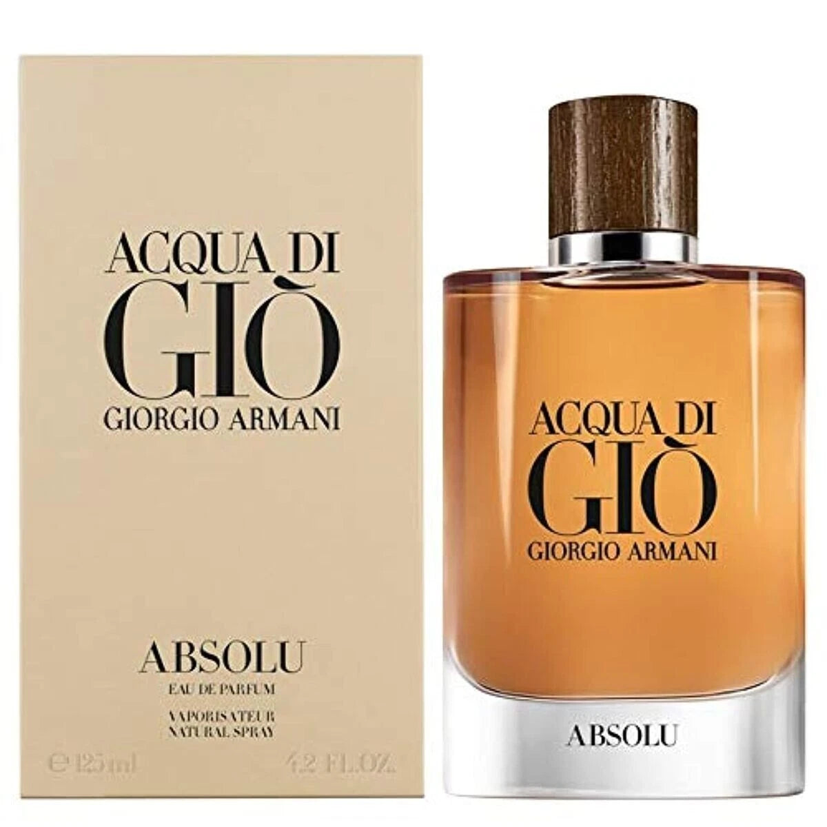 Armani Acqua di Gio Absolu Eau de Parfum Spray for Men 125ml / 4.2 oz – Discontinued Fragrance