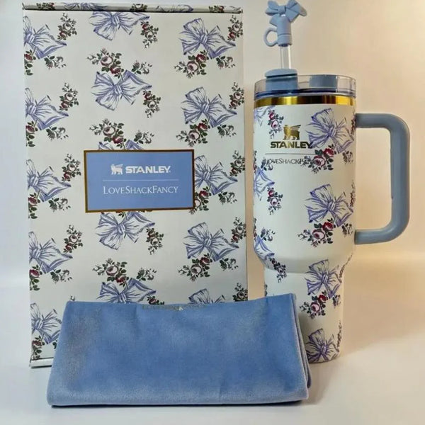 LoveShackFancy Floral Stanley Cup 40oz