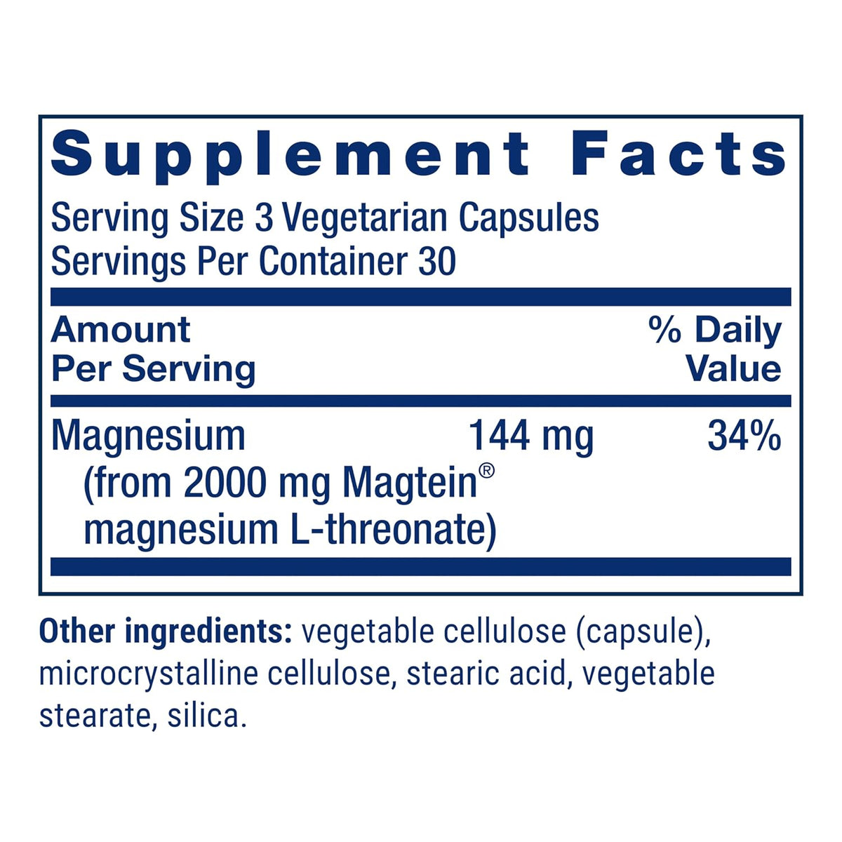 Life Extension Neuro-Mag Magnesium L-Threonate, Memory Health, Quick Thinking, Cognitive Health Support