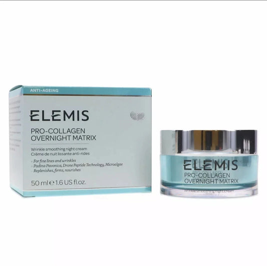 ELEMIS Pro-Collagen Overnight Matrix, ELEMIS Overnight Matrix, ELEMIS night cream, ELEMIS moisturizer, Pro-Collagen night cream, anti-aging night moisturizer, luxury facial moisturizer, anti-aging skincare, ELEMIS skincare, overnight face cream, wrinkle care moisturizer, firming face cream, nighttime skincare, facial moisturizer 1.6 oz